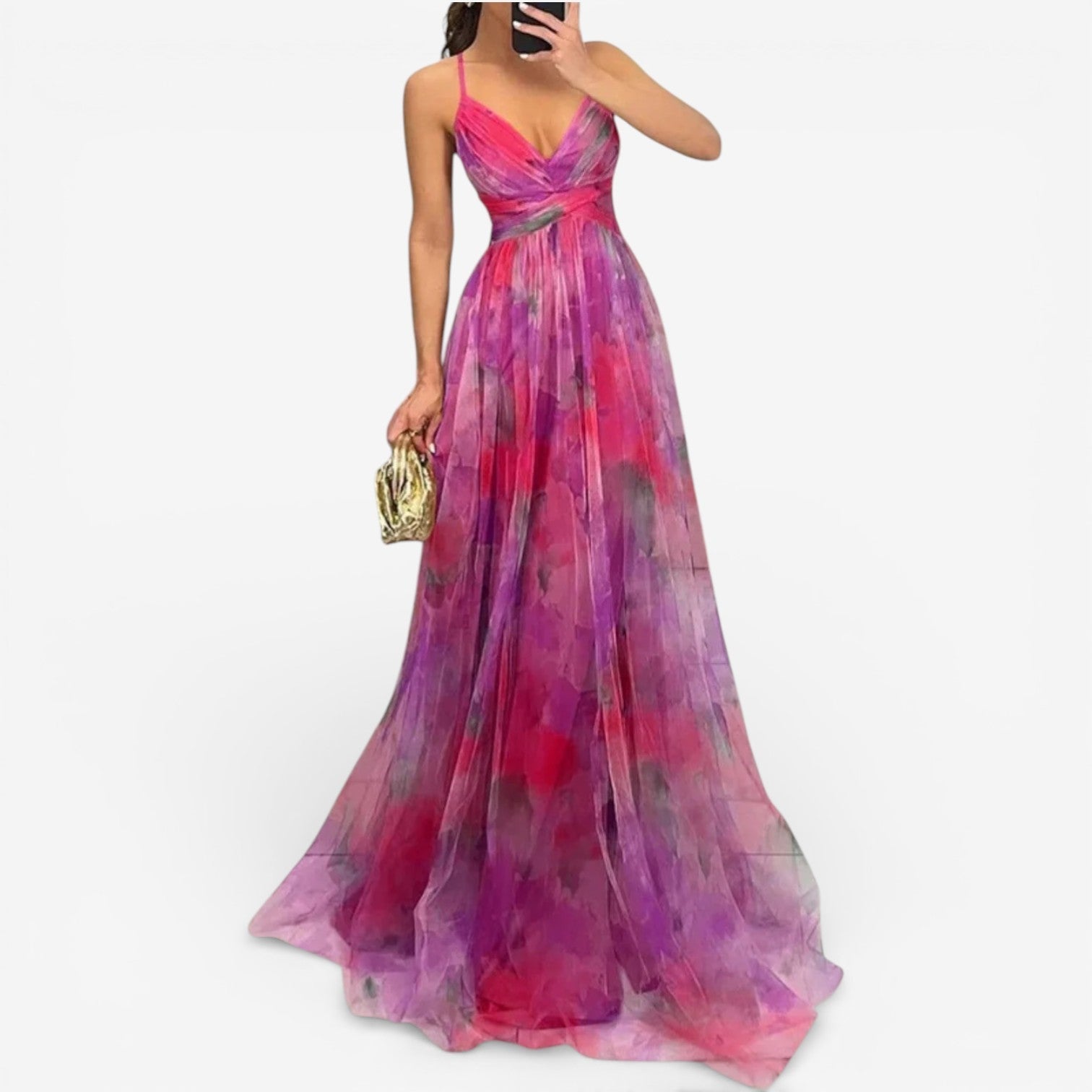 Hilda™ Robe maxi florale style