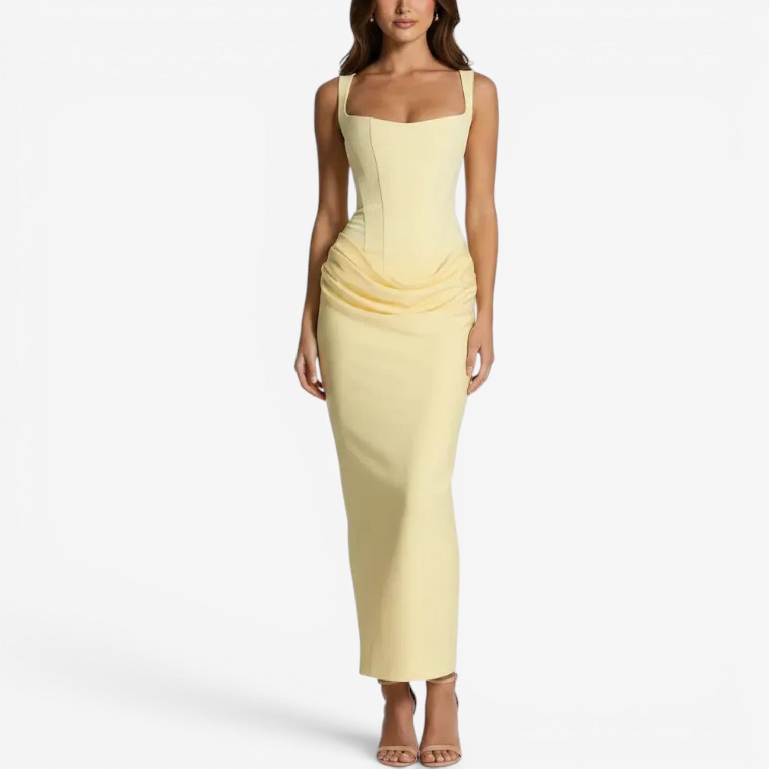 Elize™ Robe longue fourreau