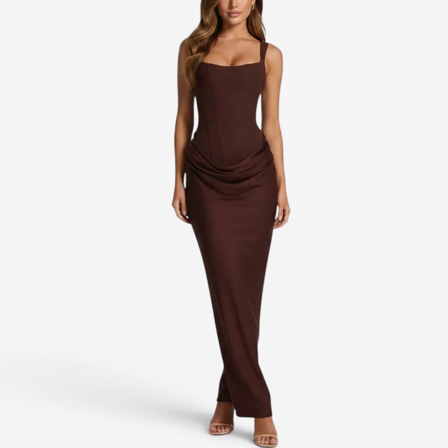 Elize™ Robe longue fourreau