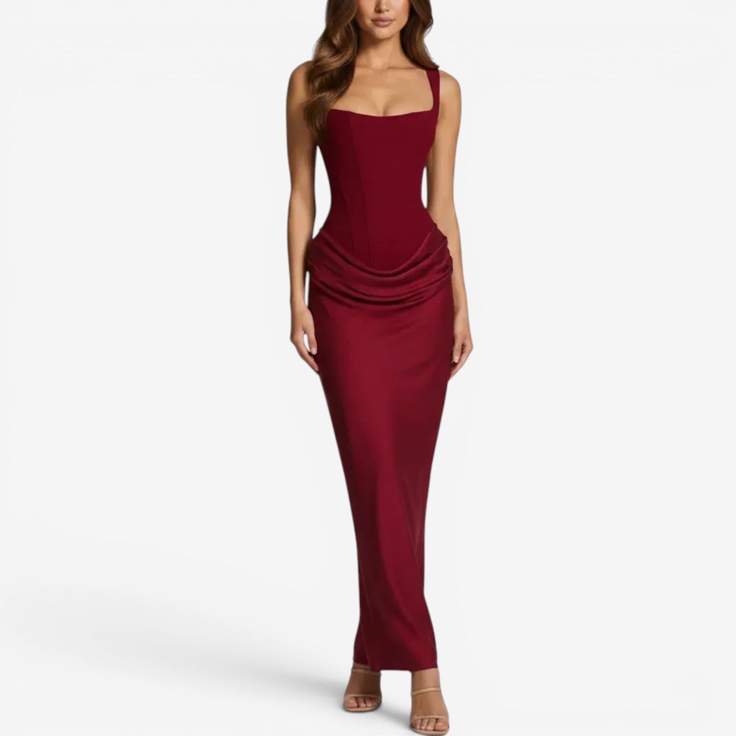 Elize™ Robe longue fourreau