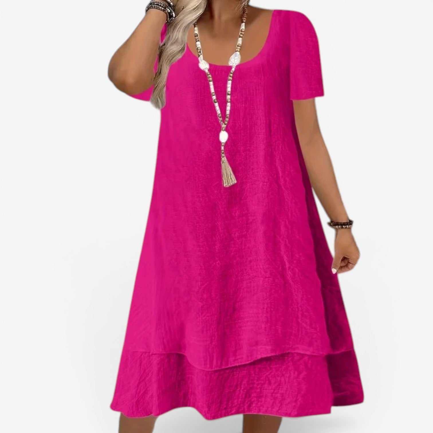 Elliane™ Robe midi à manches