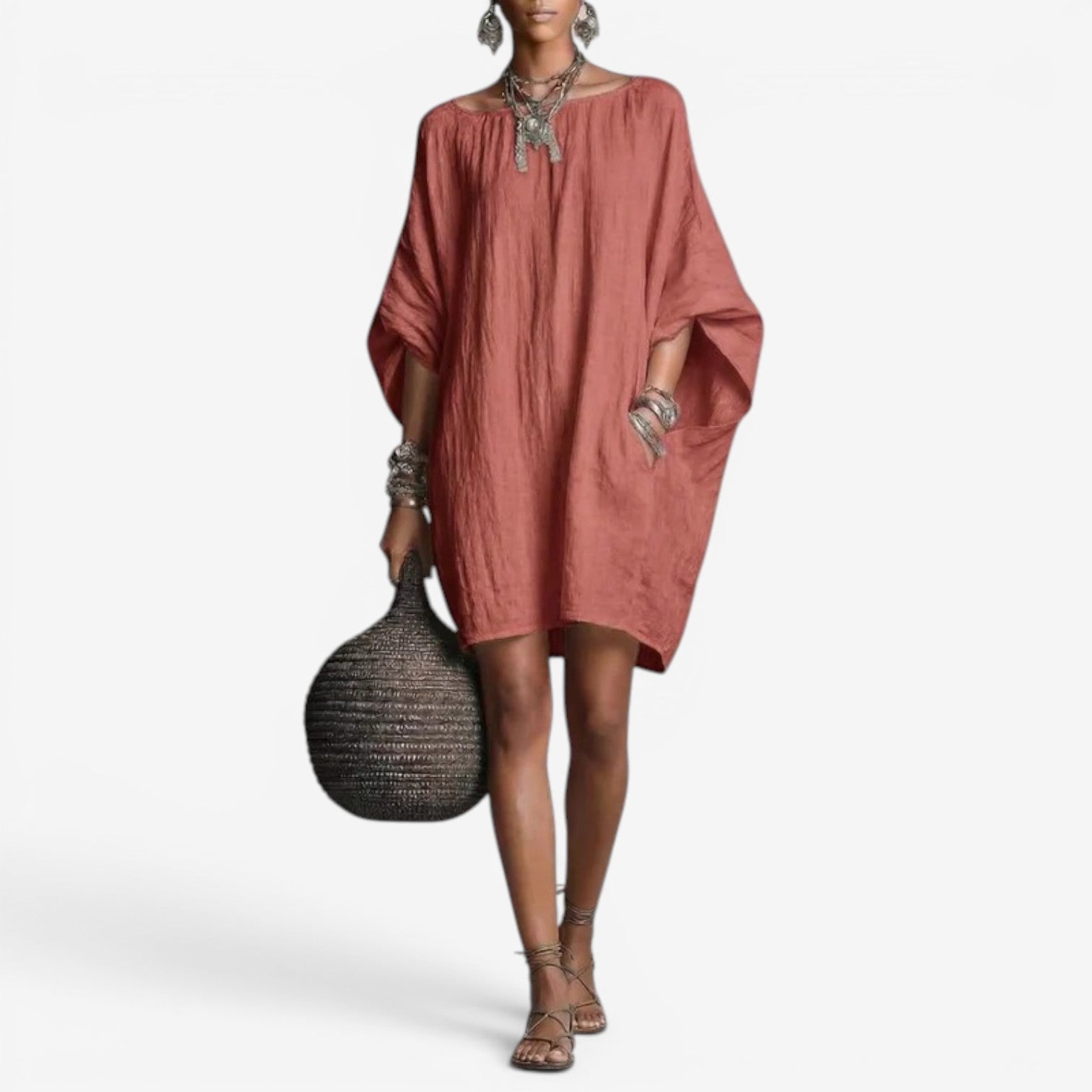 Annisa™ Robe courte évasée