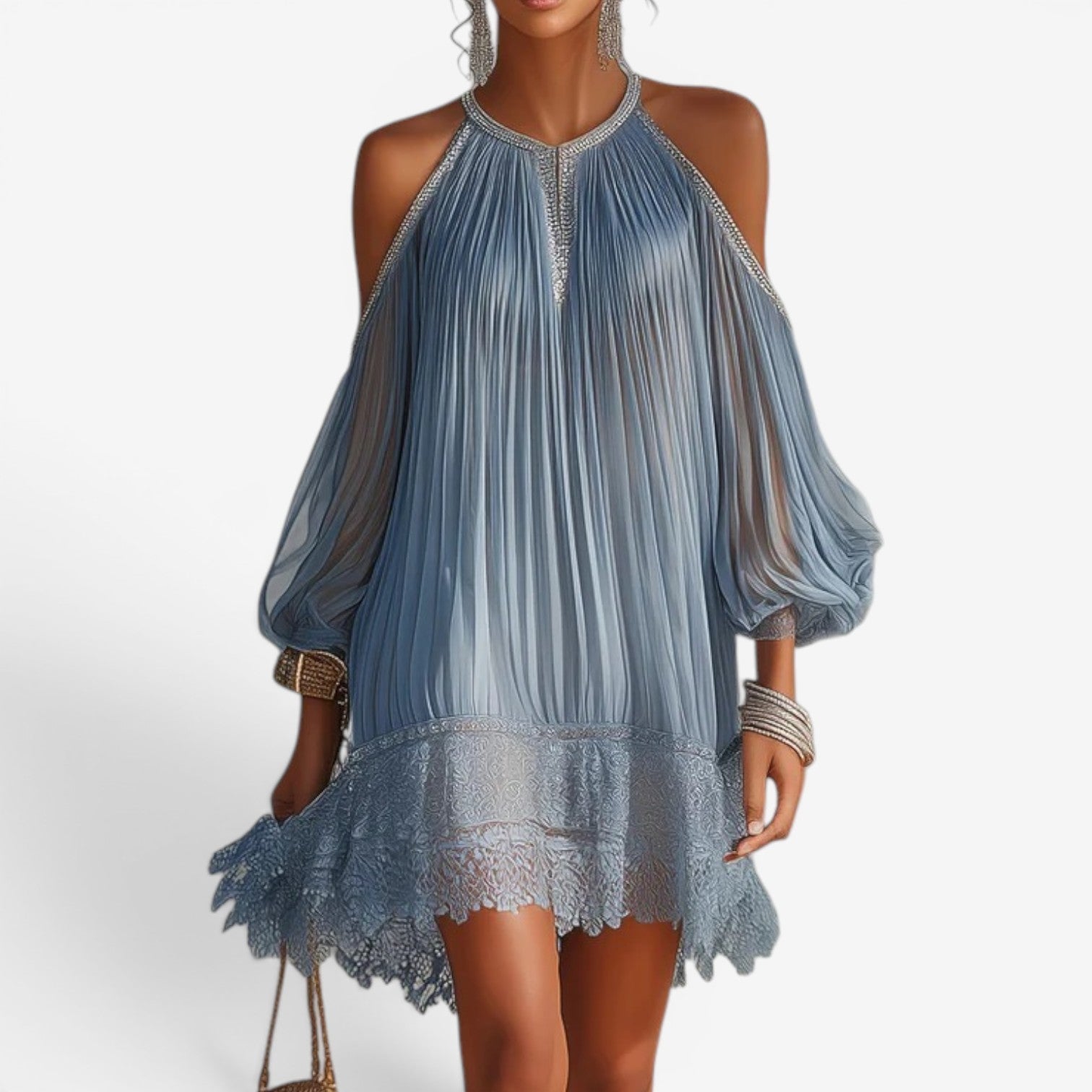 Sassa™ Robe courte plissée