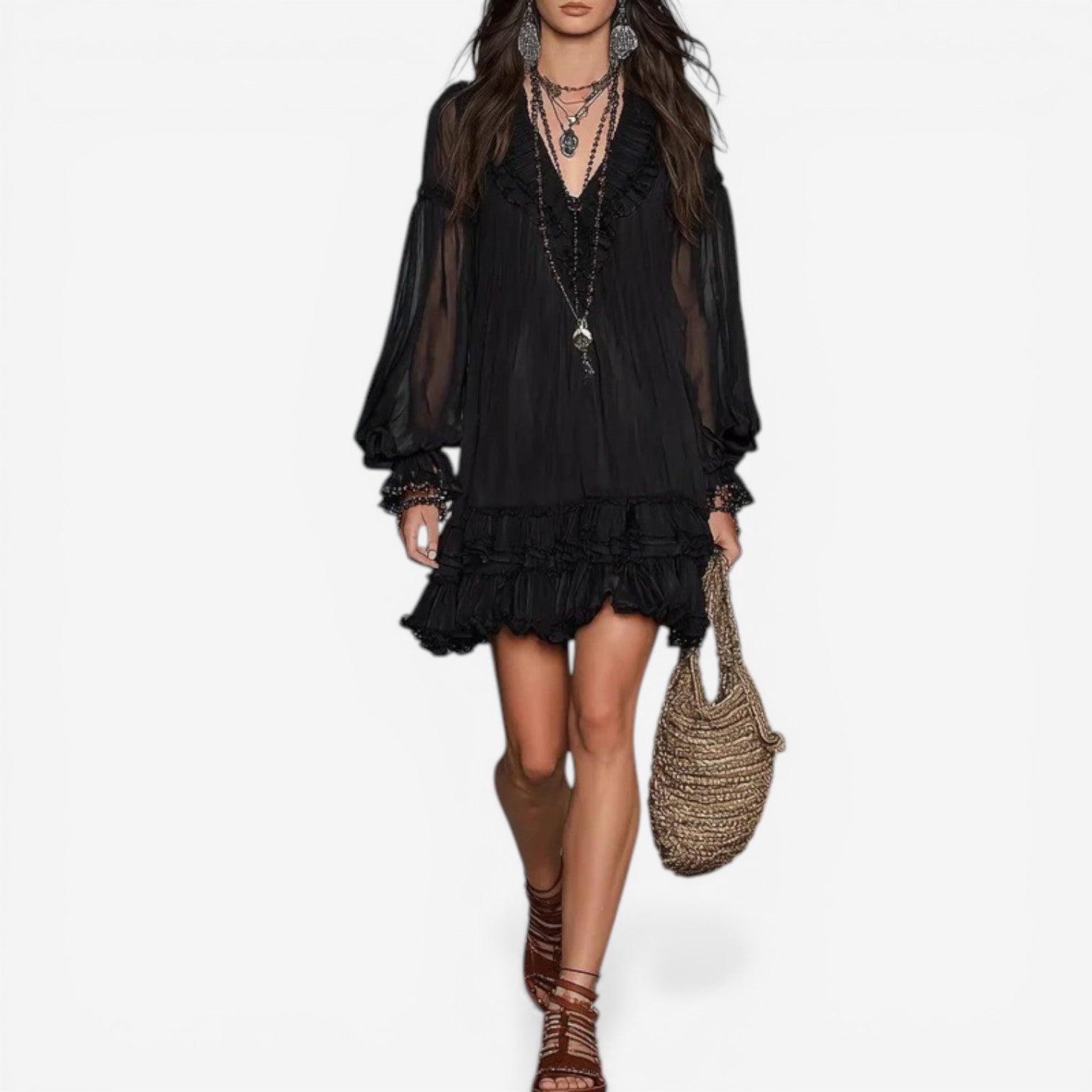 Julianna™ Mini-robe bohème