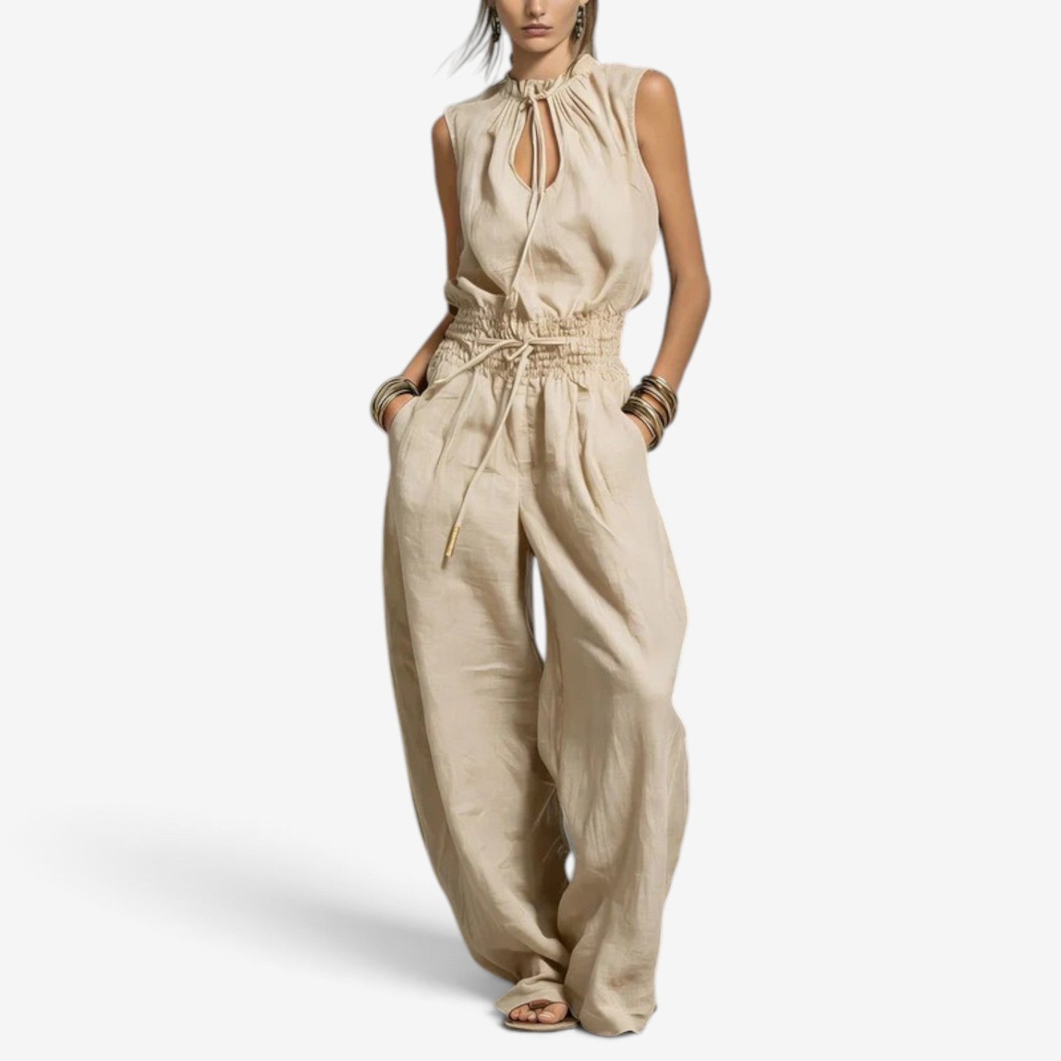 Elisse™ Ærmeløs jumpsuit