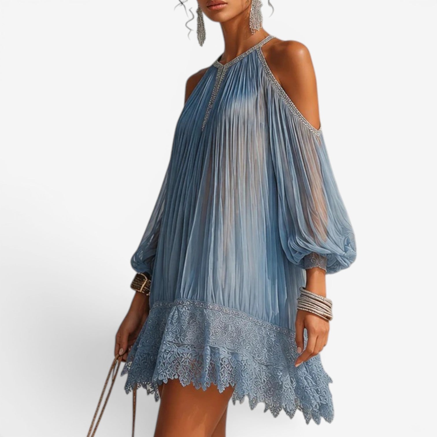 Sassa™ Robe courte plissée