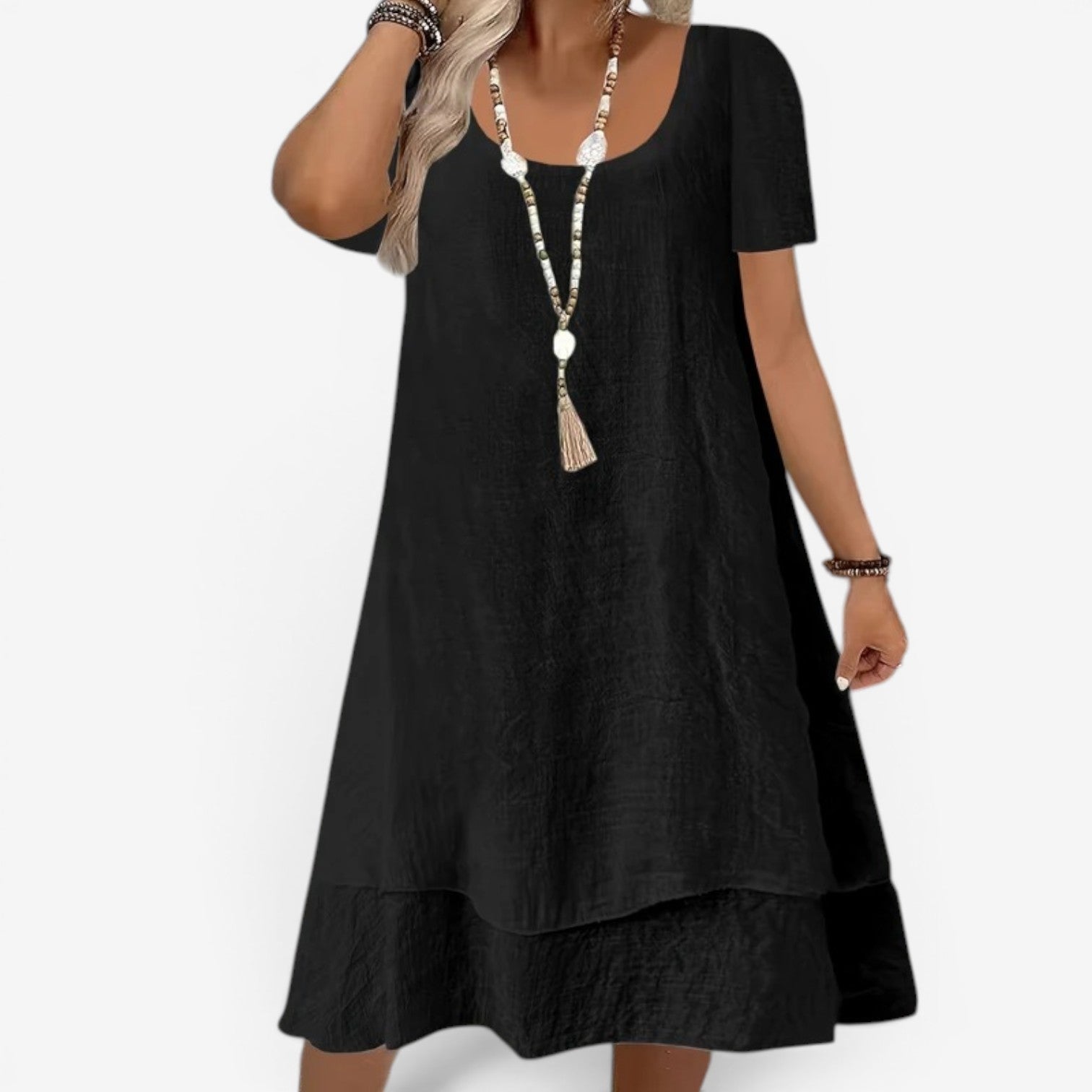 Elliane™ Robe midi à manches
