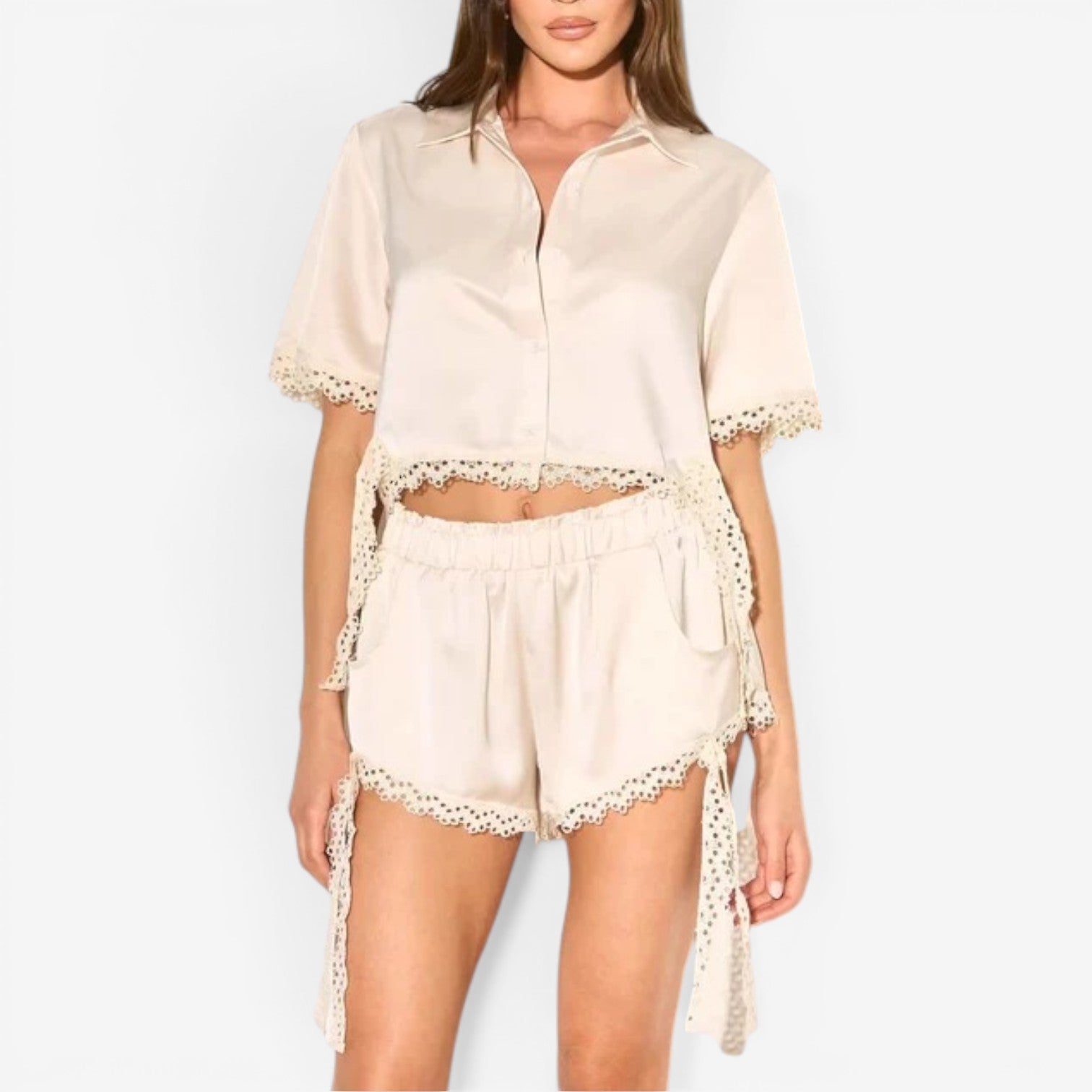 Sylviana™ Ensemble de pyjama complet