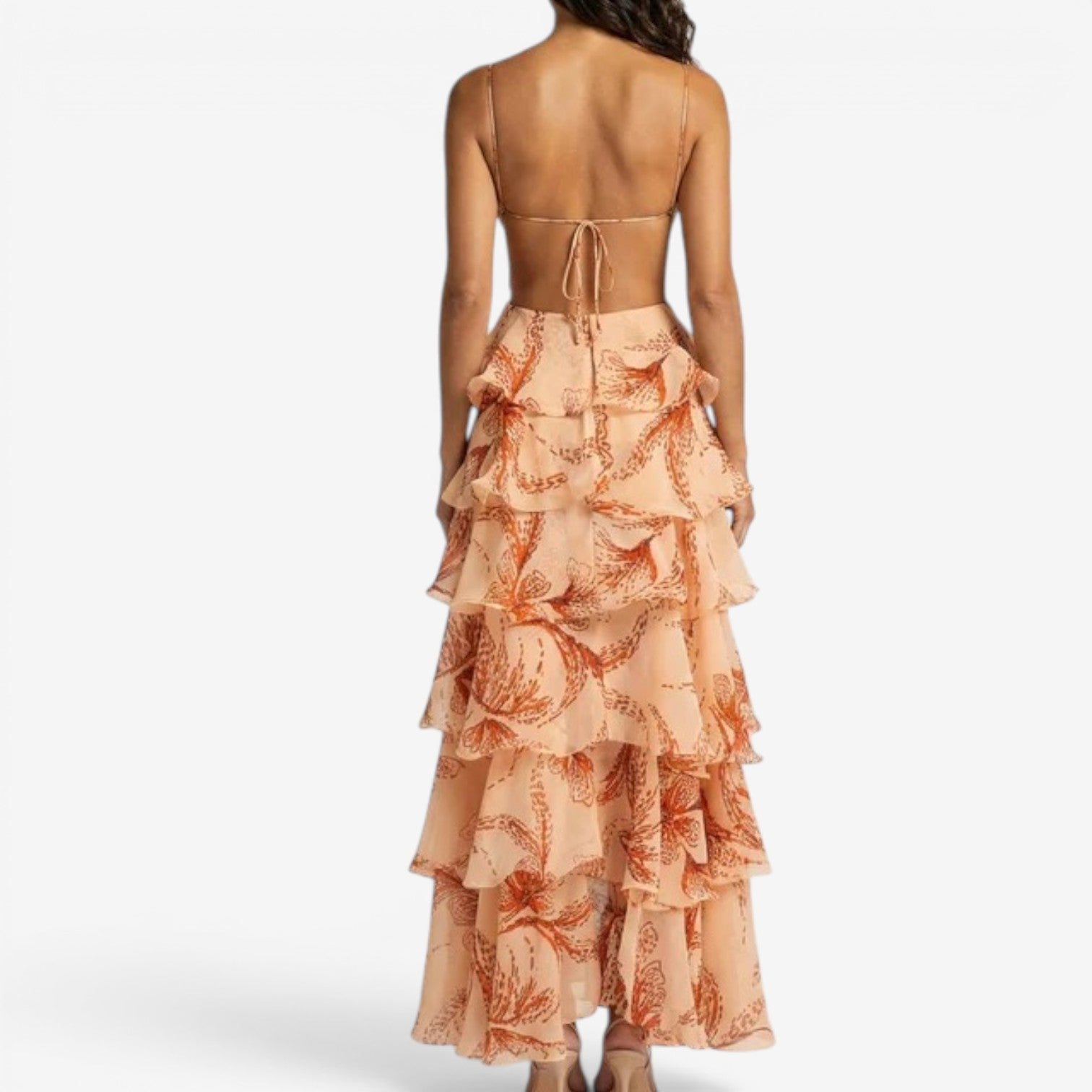 Ynna™ Robe longue imprimée
