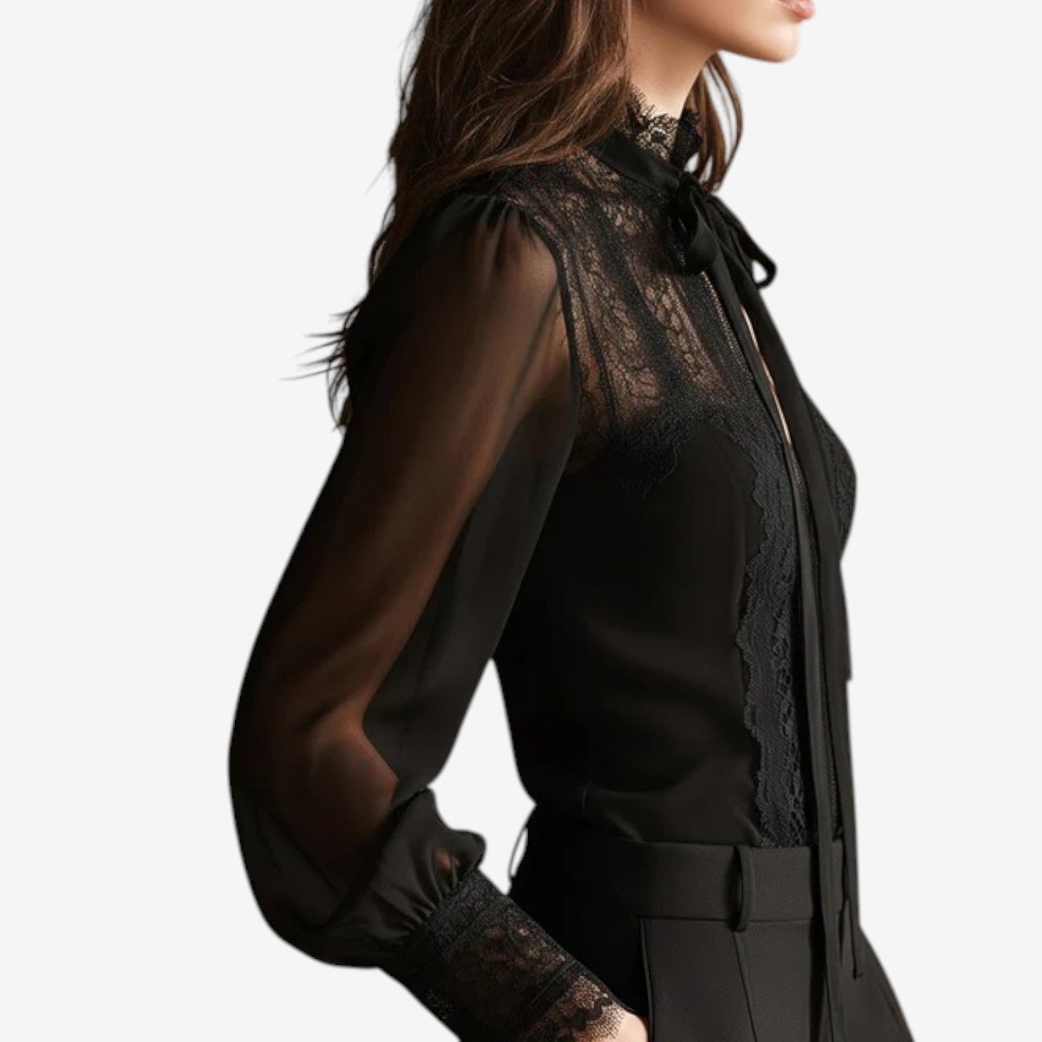 Tetyana™ Elegant gennemsigtig bluse
