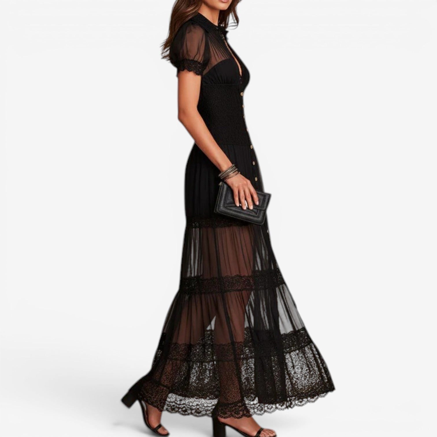 Janina™ robe chemise maxi