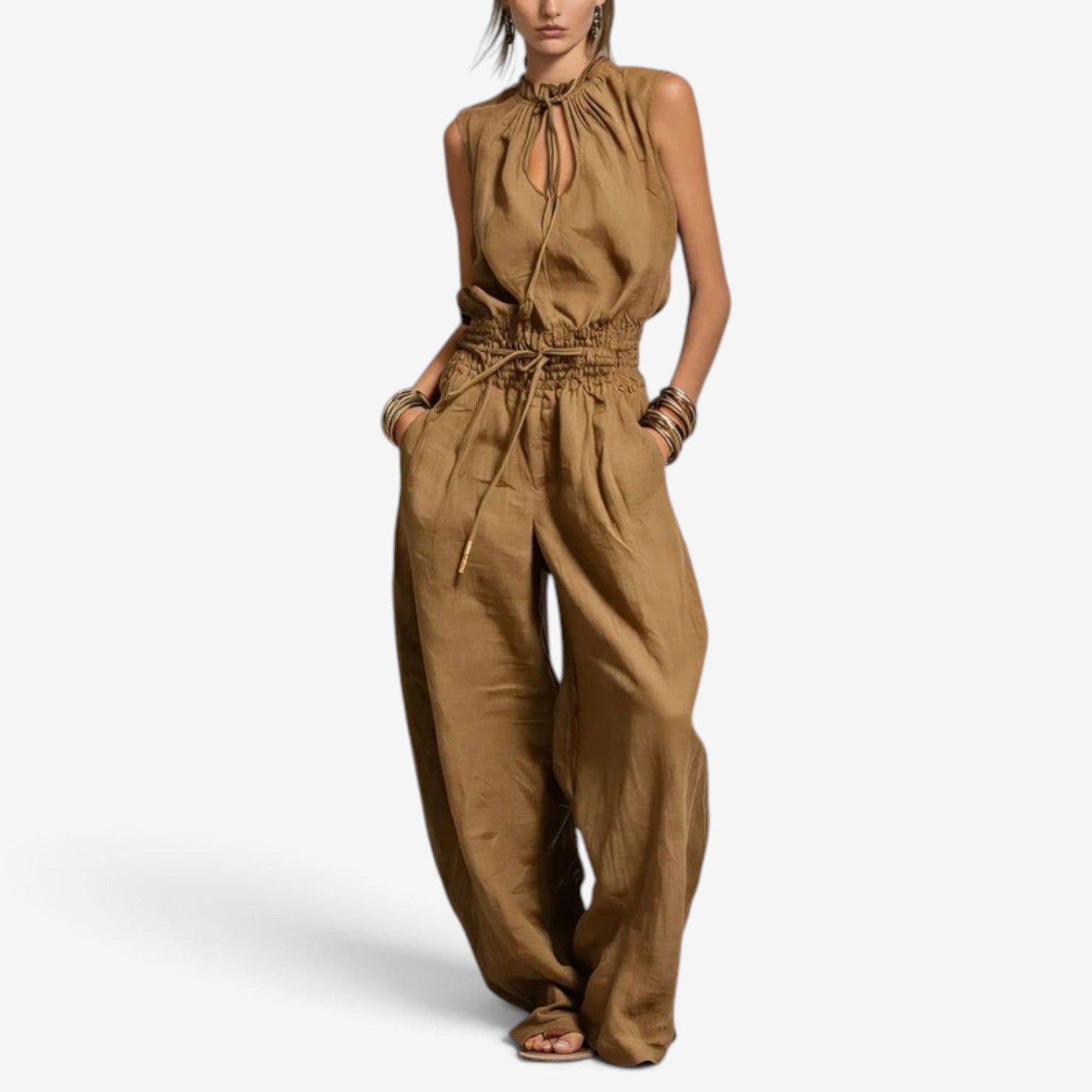 Elisse™ Ærmeløs jumpsuit