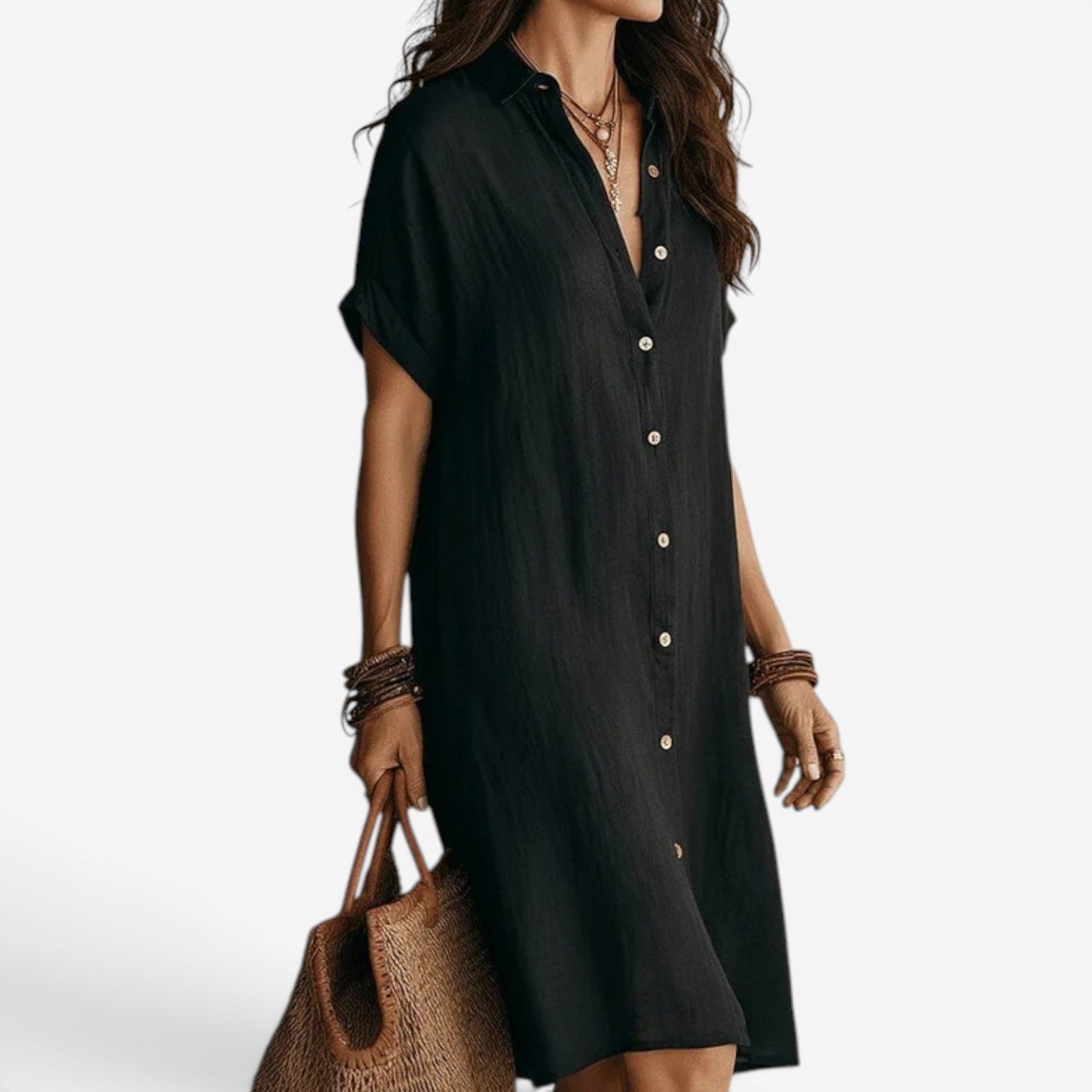 Jenny™ Robe chemisier en lin