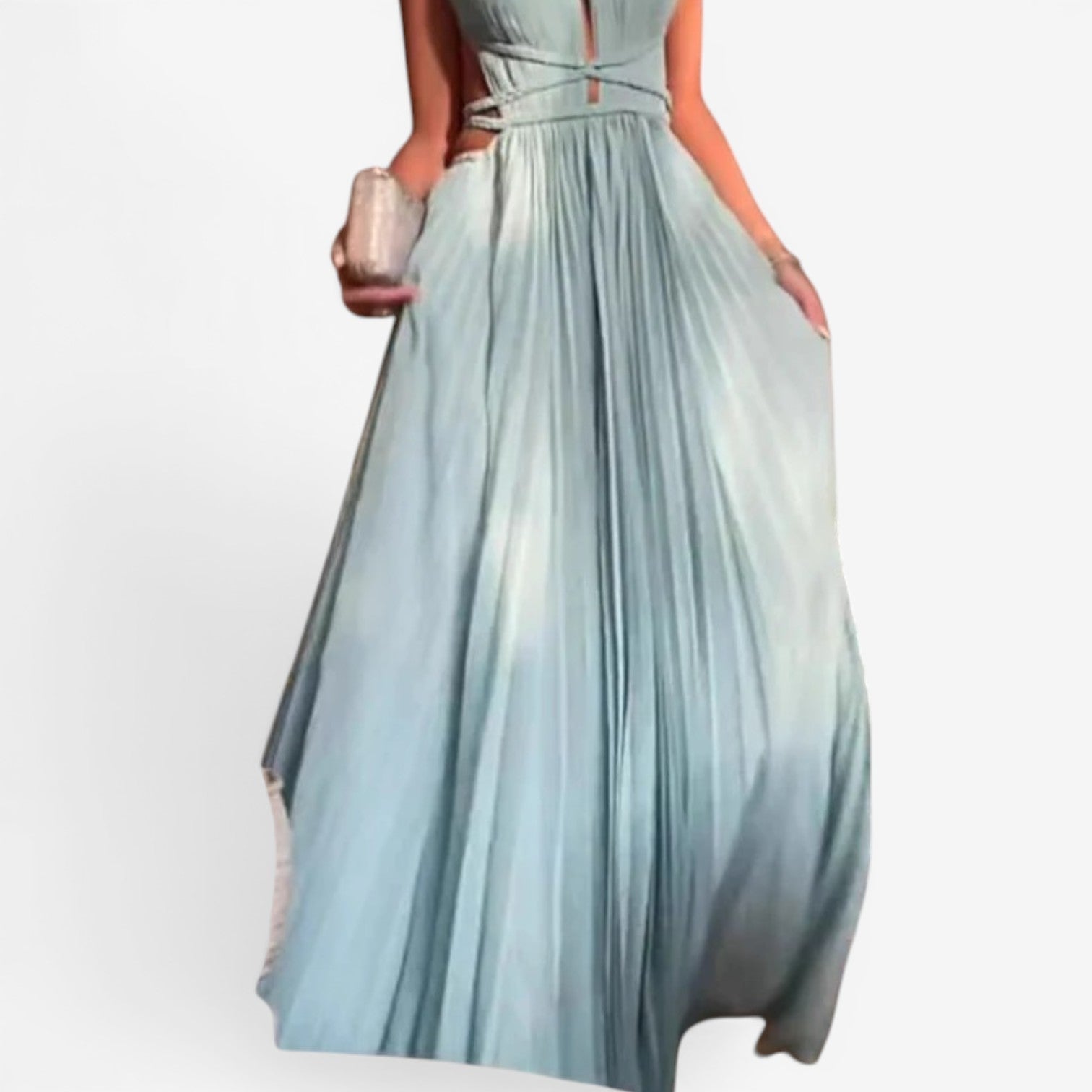 Selah™ Robe longue plissée