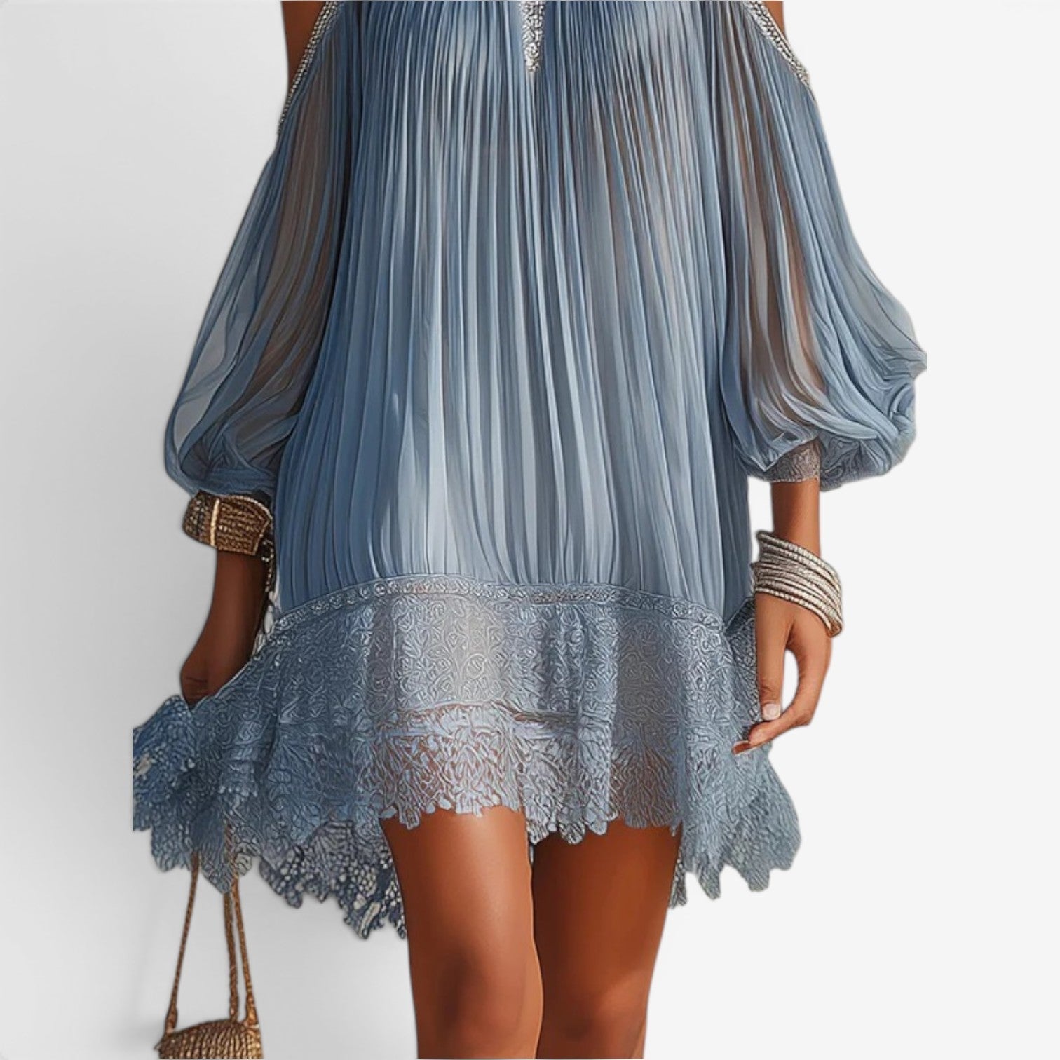 Sassa™ Robe courte plissée