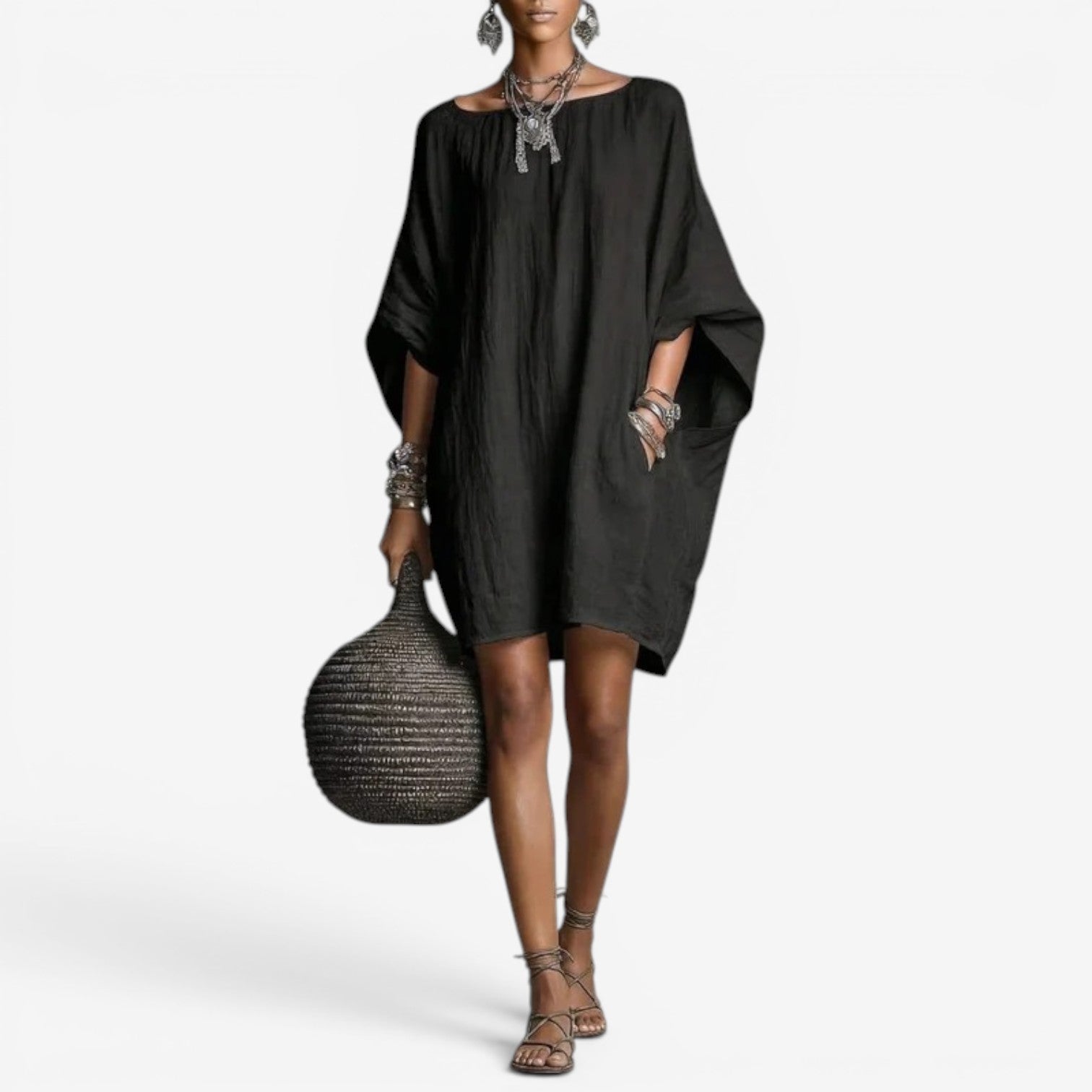 Annisa™ Robe courte évasée