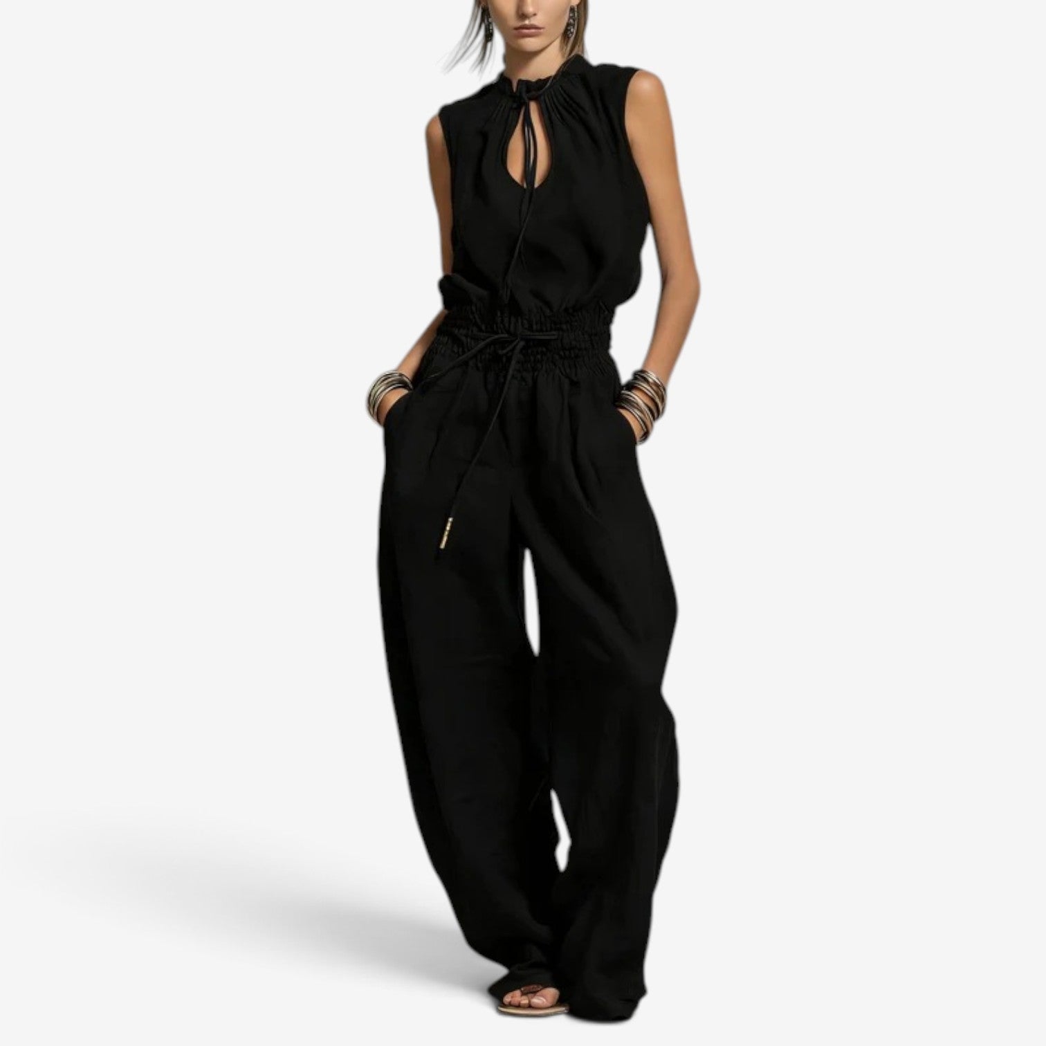 Elisse™ Ærmeløs jumpsuit