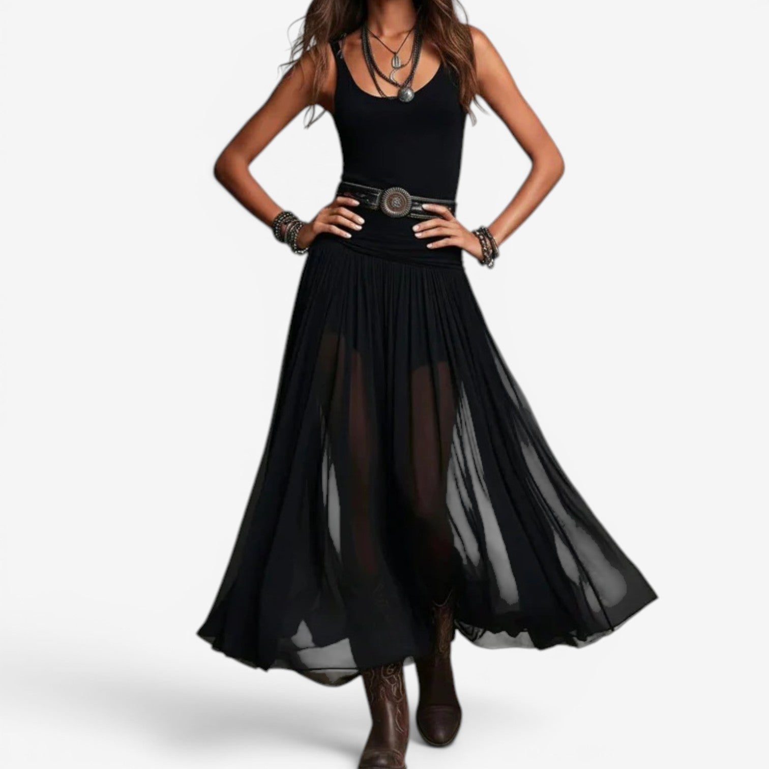 Lilianne™ Boheme maxi-kjole