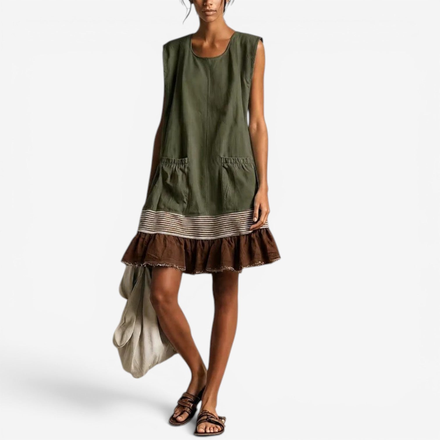 Hellea™ Robe courte sans manches