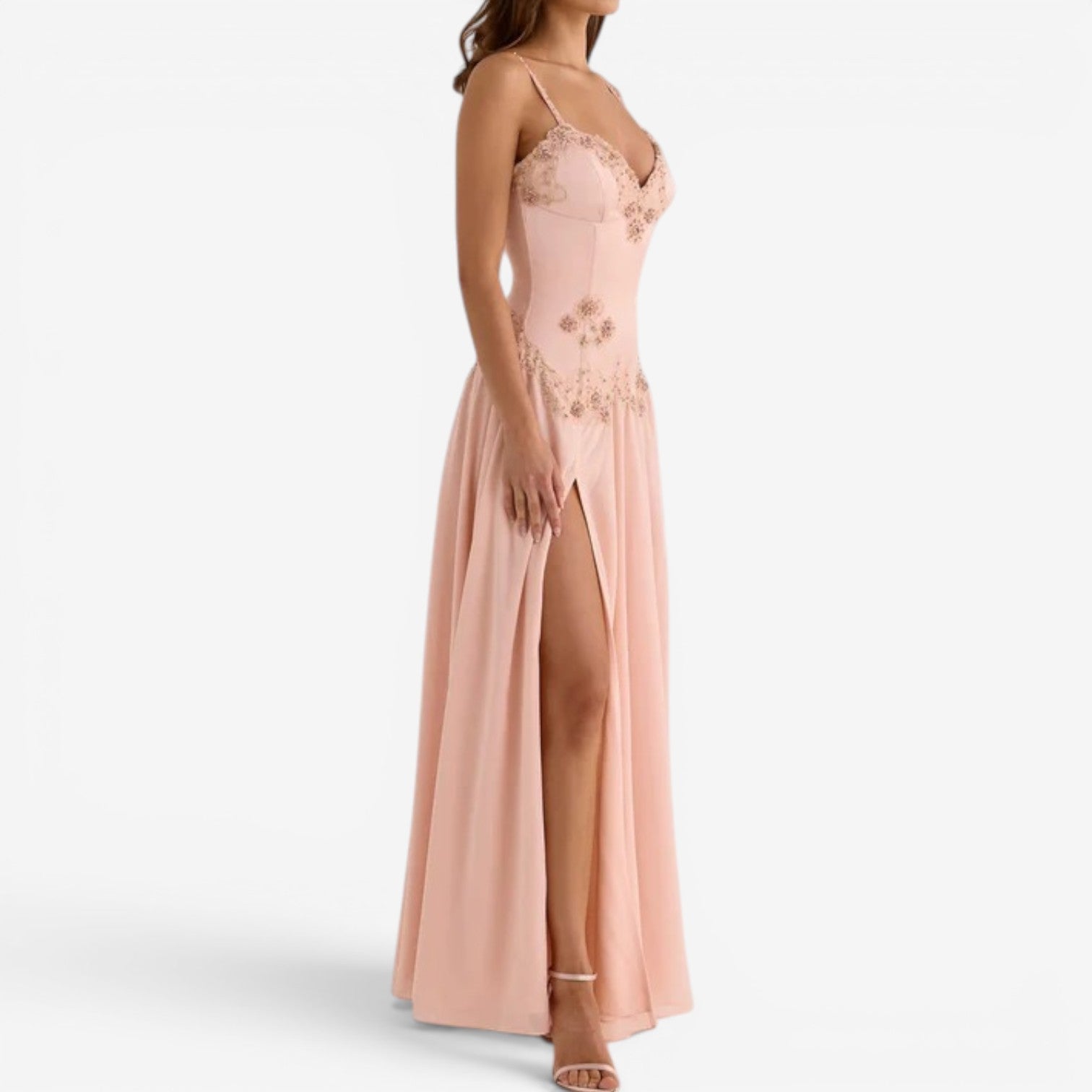 Kyla™ Robe longue en mousseline