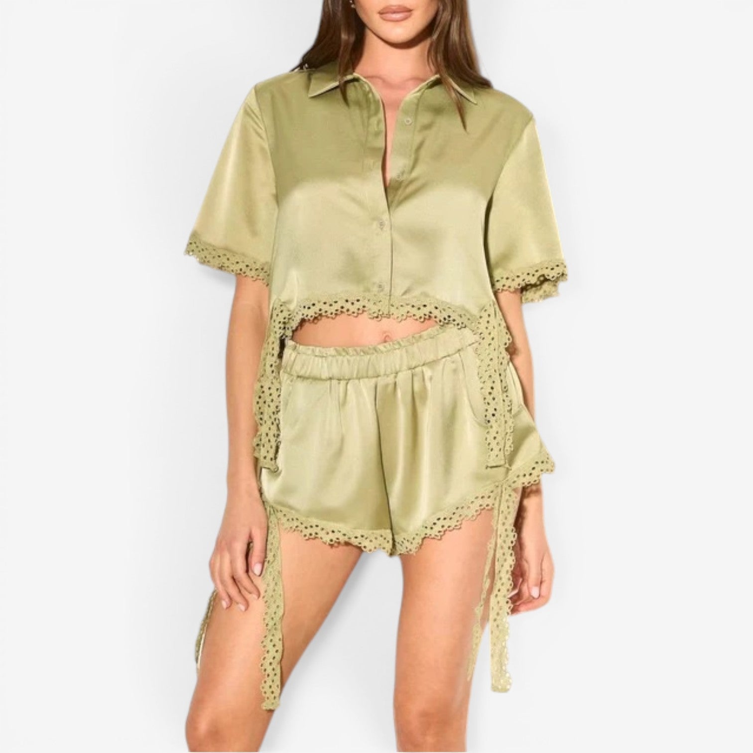 Sylviana™ Ensemble de pyjama complet