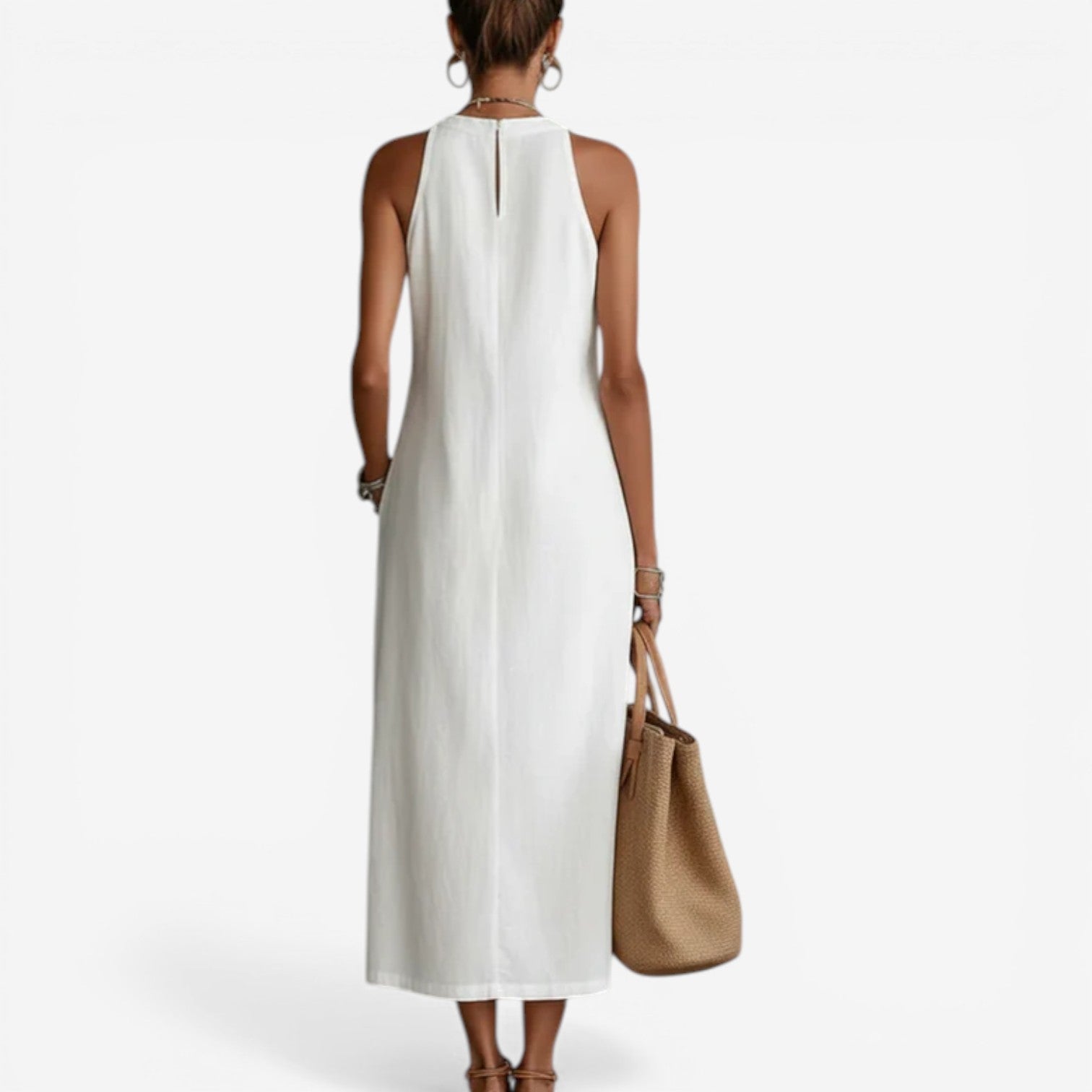 Althea™ robe midi minimaliste