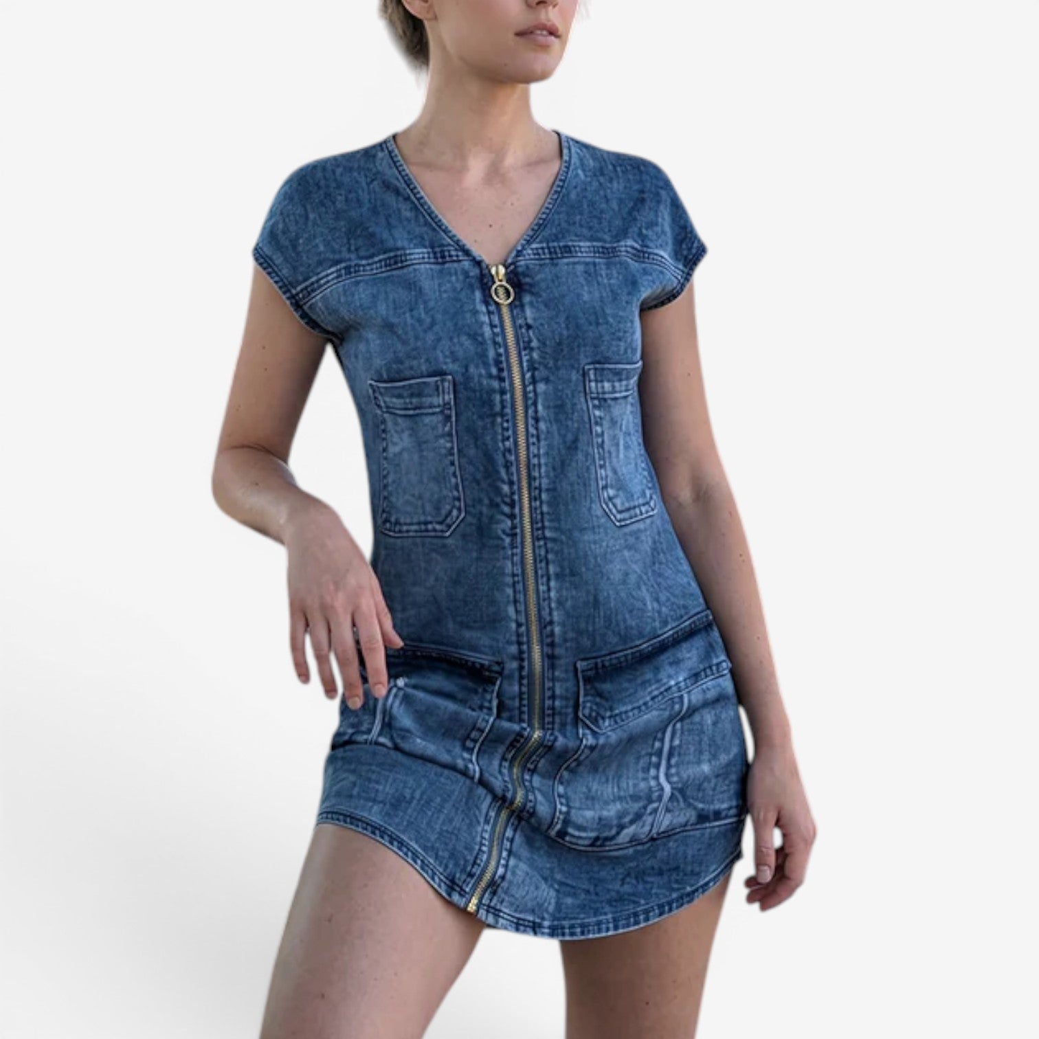 Laurie™ Robe-chemise courte